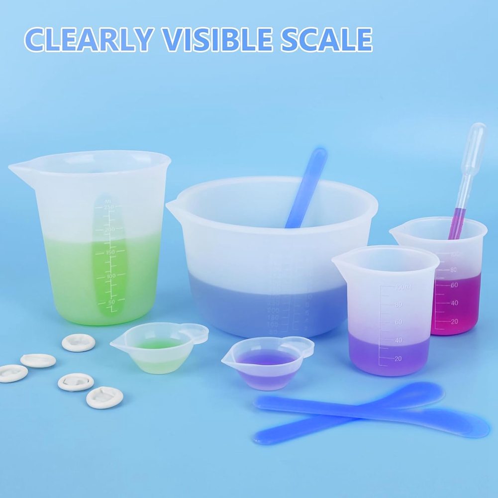 樹脂用シリコン計量カップ、600ML&250ML+100ML - Mixing Cup Silicone のレビューと価格