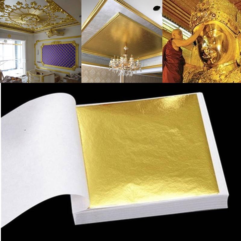 純粋な24kゴールドフォイルリーフ、アンチエイジング、食品の - Gold Foil Flakes のレビューと価格