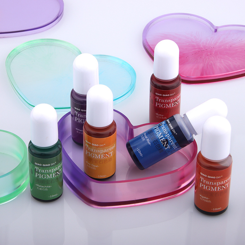 レジン顔料 透明宝石 エッセンシャルオイル UVレジン キャ - Resin Pigment Set のレビューと価格