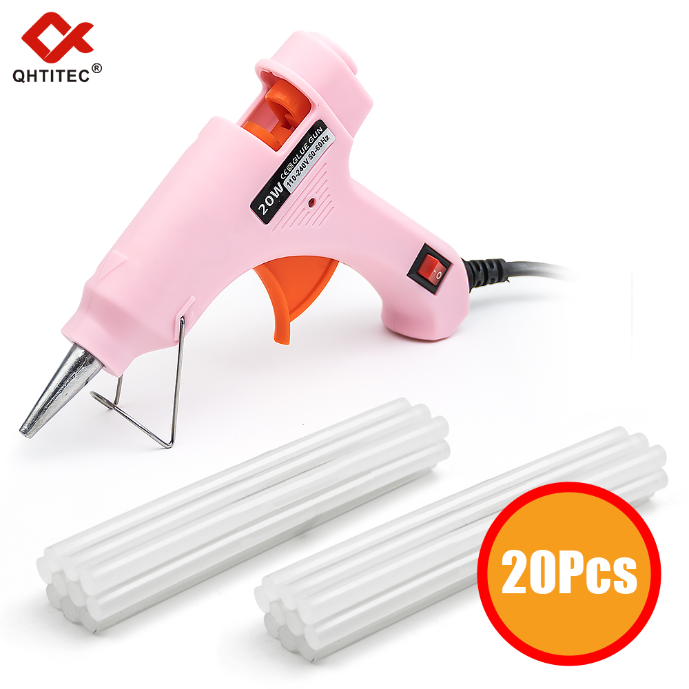Jcd-透明な接着剤スティック付きの接着剤ガン,家庭用ミニガ - Heat Gun Small のレビューと価格