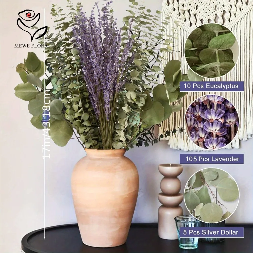 30 個ドライフラワープリザーブドユーカリの葉ホームリビング - Dried Flower Bulk のレビューと価格